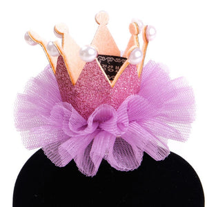 Cute Lace Princess Crown Hair Clip